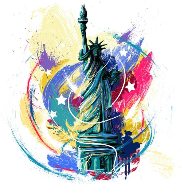 Self illustrated Statue of Liberty, all elements are in separate layers, easy to edit. please visit my portfolio for more options. Please see more related images on these lightboxes: